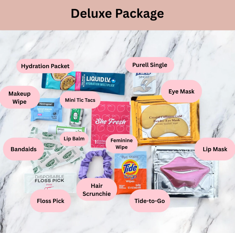 Bachelorette Party Favor Mini Suitcase Kit for Girls Trip Favor Birthday Trip Gift Bag Personalized Miniature Luggage Bridesmaid Gift Idea