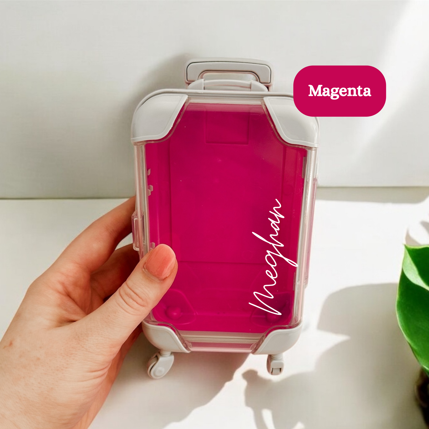 Bachelorette Party Favor Mini Suitcase Kit for Girls Trip Favor Birthday Trip Gift Bag Personalized Miniature Luggage Bridesmaid Gift Idea